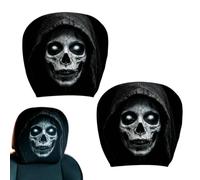 Car Headrest Covers 2 Piece Scary Reusable