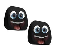 Car Headrest Covers | 2 Pieces Halloween Headrest Protectors for SUV Sedan Drivers Park Managers for SUV Sedan Motorhome Family Management