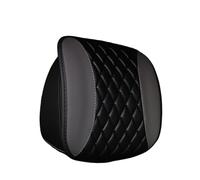 Car Headrest Covers 3pc PU Leather Embroidered Car Headrest And Interior Can Be Separated From The Seat Available(Grey)