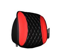 Car Headrest Covers 3pc PU Leather Embroidered Car Headrest And Interior Can Be Separated From The Seat Available(Red)