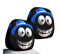 Car Headrest Covers | Funny Car Accessories - Masks for Menfront Seat Covers, Elastic Head Rest Cover, Universal Automobile Elastic Head Rest Protector for Cars Trucks 2 Pieces Big Eyes