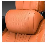 Car Headrest For Audi RS e-tron GT E-Tron, Front Seat Head Rest Comfortable Wear-Resistant Chair Neck Support Pillow Interior Accessories,D/Orange