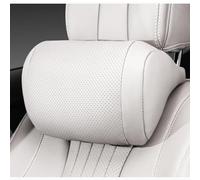 Car Headrest For Audi RS e-tron GT E-Tron, Front Seat Head Rest Comfortable Wear-Resistant Chair Neck Support Pillow Interior Accessories,E/White