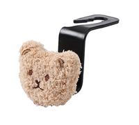 Car Headrest Hooks - Cute Bear Rear Bag Hook Holder Hooks Back Seat, Auto Seat Headrest Hook Hangers Universal Smooth for Purse Umbrellas Bags Grocery Storage Car Organizer Accessory