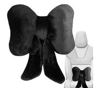 Car Headrest Pillow - Bow Tie Car Seat Headrest, Neck Rest Cushion | Universaal Plush Cute Car Neck Pillows, Car Neck Support Driver or Passenger, Washable Comfortable Soft Neck for Home Chair