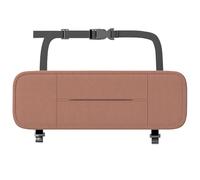 Car Headrest Storage Box - Car Seat Back Tissue Case, 35.8 x 14.5 x 8 cm PU Leather Metal , Hanging Back Seat Holder, Multifunctional Cup Compartment with Frame