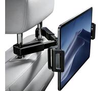 Car Headrest Tablet Holder Mount, iPad Holder for Car,360 Rotating Stretchable iPad Holder Back Seat for Kids,Car Seat Mounts for 4.7-12.9" Tablets and Smartphones,Universal Backseat Tablets Stand