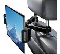 Car Headrest Tablet Mount,Car Tablet Holder,360° Rotating Car Tablet Mount Backseat for Kids,Stretchable Car Seat Stand Cradle for iPad Pro, Air, Mini, Galaxy, 4.7-12.9” Device,Road Trip Essentials