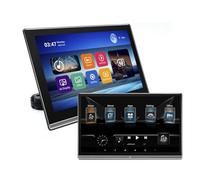 Car Headrest Video Player - 13.3 Inches, IPS Full-screen Portrait Mode And HDMI/multi-color Lights, Car Headrest Display 4+64G, Android 11.0 Car Video, Supports Multiple Languages,2 PCS