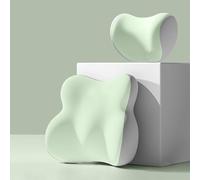 Car Headrests And Lumbar Supports For Nissan Juke 2011-2017, Seat Head Rest Neck Pillow Memory Foam Ergonomic Comfortable Interior Accessories,Green