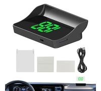 Car Heads Up Display, GPS HUD Windscreen Projector, Digital Auto Speed Monitor for Sedans SUVs Trucks Buses RVs Scooters Bicycles Vehicle Enthusiasts Fleet Managers Busy Professionals
