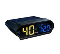 Car Heads Up Display - GPS Speedometer, Rechargeable Solar Panel, Overspeed Alarm, Clear Digital Screen | Safety Tool For Monitoring Speed, Fleet Managers, Highway Driving, And Road Trips