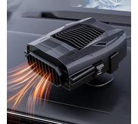 Car Heater, 12V Car Heater That Plug into Cigarette Lighter, Car Heater for Winter Fast Heating, 150W Portable Dashboard Heater for Car, Windshield Defogger & Defroster for All Kinds of 12V Vehicle