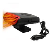 Car Heater 12V for Vehicle, 150W Car Heaters That Plug Into Cigarette Lighter, Portable Car Heater 2 in 1 Mode Cool & Warm Fan, 360° Rotatable Rotating Base, Compact for Campervan Cars Truck Van SUV