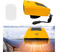 Car Heater, 12V Portable Car Heater and Defroster Plugs into Cigarette Lighter, 2 In 1 Fast Heating Cooling Fan with 360Â Rotary Base