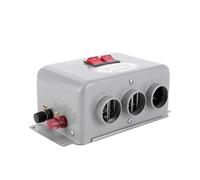 Car Heater - 24v Adjustable 3 Temp Settings Device,Plug In Heaters | For Truck RV Garage Indoor Offices Desk Tent Camping Space Suitable For All Car, 12V Automobile Heating Fan,