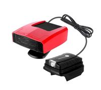 Car Heater Adapter with Defrost Function, 360 Degree Rotation and Dual USB Ports Compatible with For 18V Lithium Battery for Outdoor and Automotive
