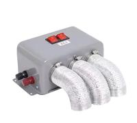 Car Heater Defrost Heater - 12V 24V Adjustable Heater with 3 Heat Settings | Windshield Heater Fan for Truck, Camper, Garage, Interior Offices, Office Tent,