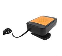 Car Heater Fan 12V 150W with Fast Heating and Cooling Functions for For vehicles to Clear Windshield View (Orange)