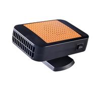 Car Heater Fan - 12V Speed Motor, Portable Compact Design, Efficient Warm Air Circulation, ABS Housing | for Truck RV Vehicle Winter Cold Weather Defrosting Windshield Interior Comfort