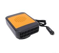 Car Heater for Windshield Defrost and Defogging, 200W Portable Dual Airflow with 360° Rotation, Compatible with Cars SUVs RVs, 150cm Cord, Red(orange)