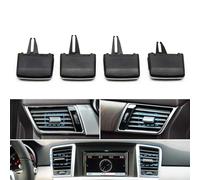 Car Heater Outlet 2/4PCS Car Front Rear AC Vent Outlet Grille Slide Clip For Mercedes For Benz W166 W292 ML350 GL450 M ML GLE GLS Dashboard Air Vent Grille(Front 4pcs)