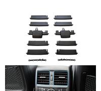 Car Heater Outlet 2/4PCS Car Front Rear AC Vent Outlet Grille Slide Clip For Mercedes For Benz W166 W292 ML350 GL450 M ML GLE GLS Dashboard Air Vent Grille(Rear Repair Kit)