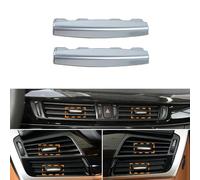 Car Heater Outlet Car Front Air Conditioning AC Vent Grille Tab Clip Outlet Slider Toggle Piece For BMW X5 X6 F15 F16 X5M X6M 2014-2018 Dashboard Air Vent Grille(2 pcs)