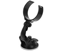 Car Heater Suction Cup Holder Plastic Mount for Winter Driving | Compact Portable Dashboard Support, Stable on Bumpy Roads, Directs Heat towards Windshield for Cold-climate Drivers