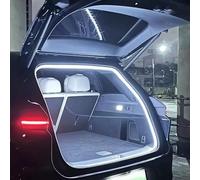 Car high brightness trunk lighting ambient light interior decoration LED wiring free automatic sensing tailgate light strip Red