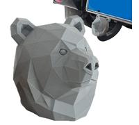 Car Hitch Cap - 3D Bear Face Details and Vivid Bold Colors, Trailer Hitch Cap, Cute Cartoon Car Accessories | Tube Plug Caps for cars, trucks, RVs, ATVs, and boats
