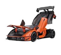 Car Home Adornment Toy 1:24 for Lamborghini for Essenza SCV12 Track Version Supercar Alloy Die-cast Mdoel Car Sound & Light Collect (Batteries Not Included)(Orange)