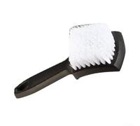 Car Home Rim Garage Brush with Nylon Cleaning Wheel Hub Cleaner Having Plastic Handle for Car Detailing Washing Tyres Floor Mats and Carpets in Bristles Or Tyre Use（2Pcs）