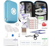 Car-Home Survival First-Aid Kit Emergency-Kit - Blue 273Piece Equipment Travel Supplies First Aid Set Home Essentials Camping Hiking YIDERBO