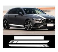 Car Hood Decal Side Stripes Skirt Sticker, For Benz A Class A45S W177 V177 A35 A45 W176 AMG DIY Decoration Accessories