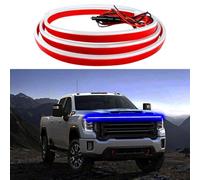Car Hood Light Strip,Dynamic Car LED Strip Light,70 Inches Car LED Strip Light,Exterior Flexible Daytime Running Light Strip for Cars (Blue)