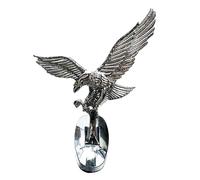 Car Hood Ornament - Zinc Alloy, Eagle Decal Self-Adhesive Design | 3D Vehicle Decoration Emblem, Flying Eagle Sticker For Cars, Motorcycles, Trucks, Sport Bikes, Auto Exterior Styling