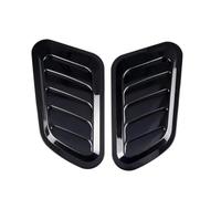 Car Hood Scoop 2Pcs Universal Car Air Flow Intake Hood Scoop Vent Bonnet Cover Decorate Car Bonnet Vents Cover
