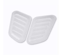 Car Hood Scoop 2Pcs Universal Car Air Flow Intake Hood Scoop Vent Bonnet Cover Decorate Car Bonnet Vents Cover