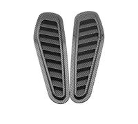 Car Hood Scoop Air Vent Covers Auto Exterior Accessories Car Bonnet Vents Cover(Carbon)