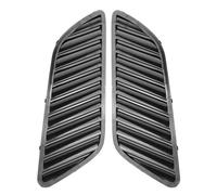 Car Hood Scoop Compatible With BMW 3 Series For E90 E91 E92 E93 2011-2013 Car Front Grill Hood Cover Carbon Fiber Look Bonnet Air Outlet Vent Trim(Black)