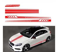 Car Hood Strip Sticker, for Audi A6 Long 2019-2023 Waterproof Hood Sticker Body Decoration Sticker Car Door Side Stripe Skirt Car Styling Accessories,C