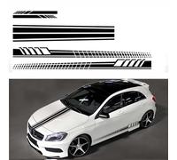 Car Hood Strip Sticker, for Hyundai Tucson 3. Generation TL 2015 2016 2017 2018 Waterproof Hood Sticker Body Decoration Sticker Car Door Side Stripe Skirt Car Styling Accessories,A