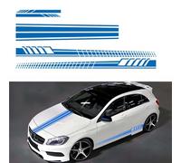 Car Hood Strip Sticker, for Nissan Qashqai Rogue Sport 2017-2021 Waterproof Hood Sticker Body Decoration Sticker Car Door Side Stripe Skirt Car Styling Accessories,B