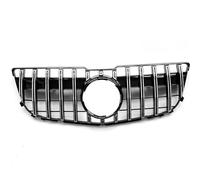 car hood vent Compatible With Benz For GLK X204 2013 2014 2015 Gloss Black ABS Front Grille Replacement Sporty Exterior Upgrade Radiator Accessories(Silver)