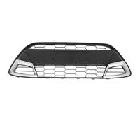 Car Hood Vent Compatible With For Fiesta MK7 2008 2009 2010 2011 2012 Front Bumper Grille Black Chrome Honeycomb Mesh Grill Guard Cover