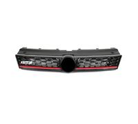 Car Hood Vent Compatible With VW For Polo 2014 2015 2016 2017 2018 Honeycomb Mesh Front Bumper Upper Grille For GTI Style Racing Grill