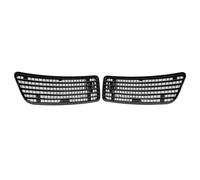 Car Hood Vent Decals 1 Pair Car Front Exterior Hood Vent Driver Upper Grill Vents Compatible With Benz For S320 S400 S500 S600L S550 W221 W251 2007-2013