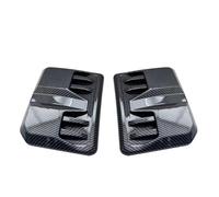 Car Hood Vent Decals 2pcs Bonnet Scoop Decorative Cover Car Exterior Accessories Compatible With For Ranger For Everest 2022 2023 2024(Black2)