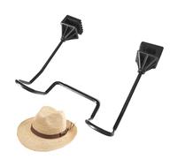Car Hook, Seat Hanger, Storage Rack, Universals Two-Level Mount with Heavy-Duty Steel, Quick Tool-Free Install, Space-Saving Fold-Flat Design, Four-Pack Clips for Vehicle Interiors